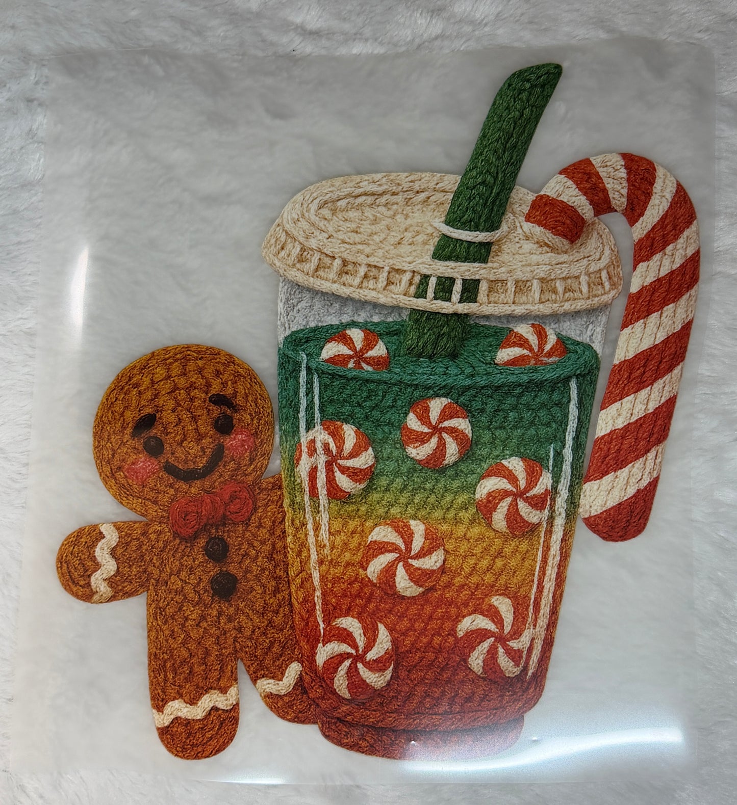 Gingerbread & Coffee Faux Yarn