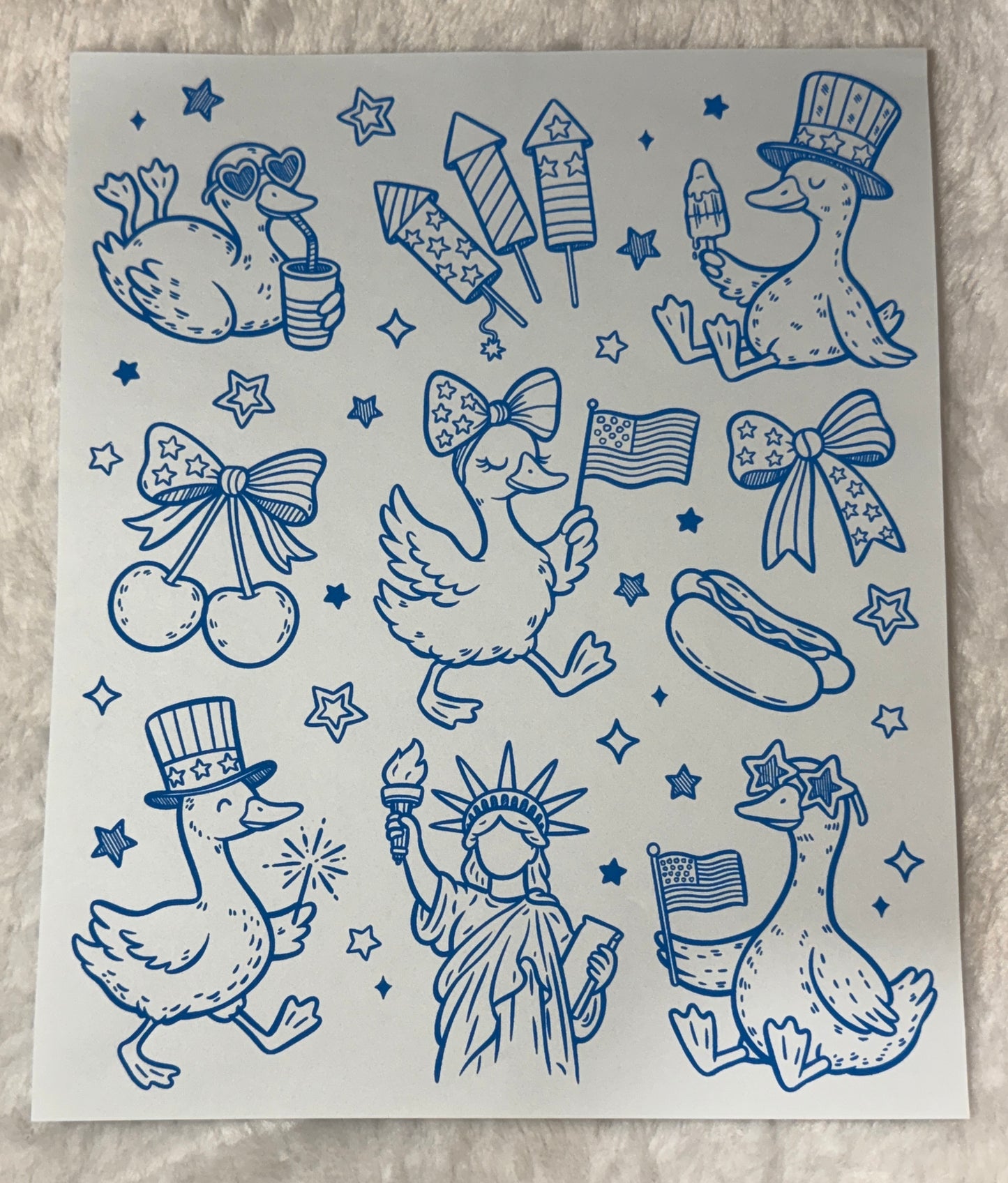 Patriotic Geese