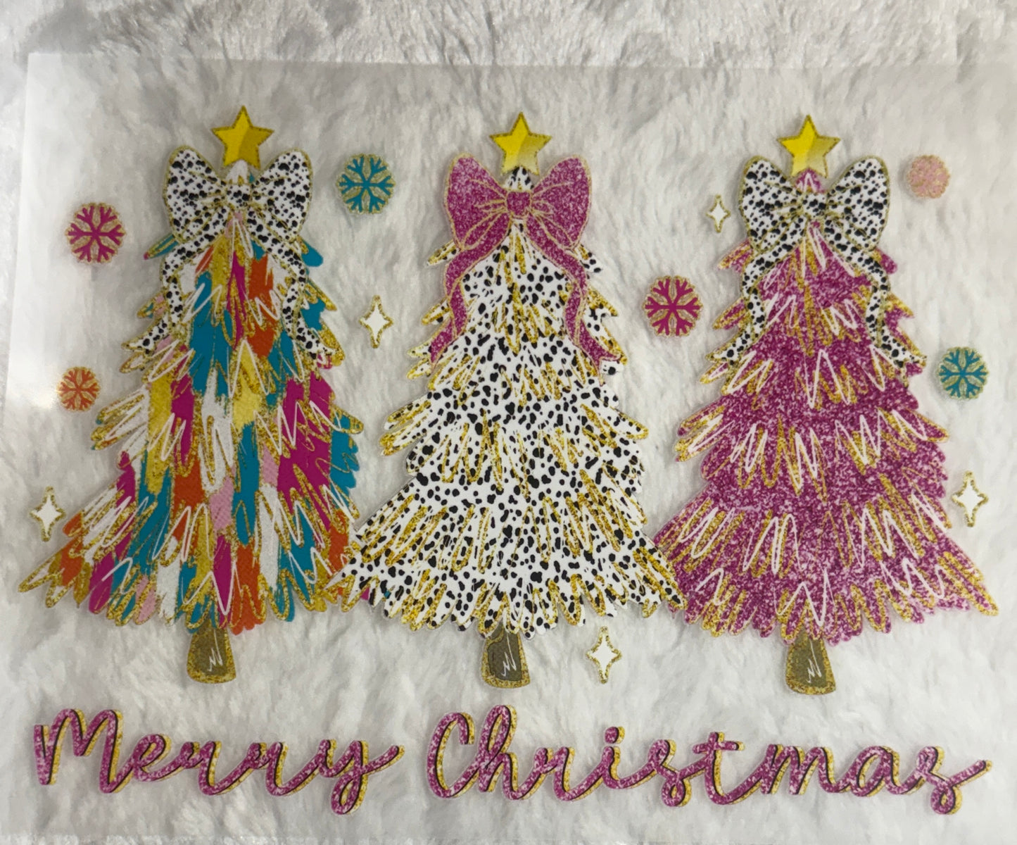 Merry Christmas with trees