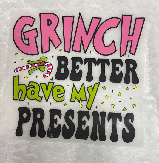 Green Man Better Have my Presents