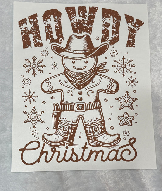 Howdy Christmas Gingerbread