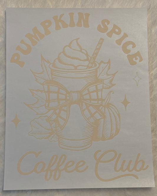 Pumpkin Spice Coffee Club