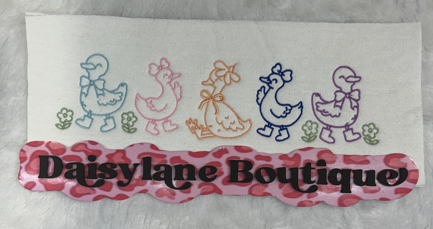 Spring Geese Embroidery
